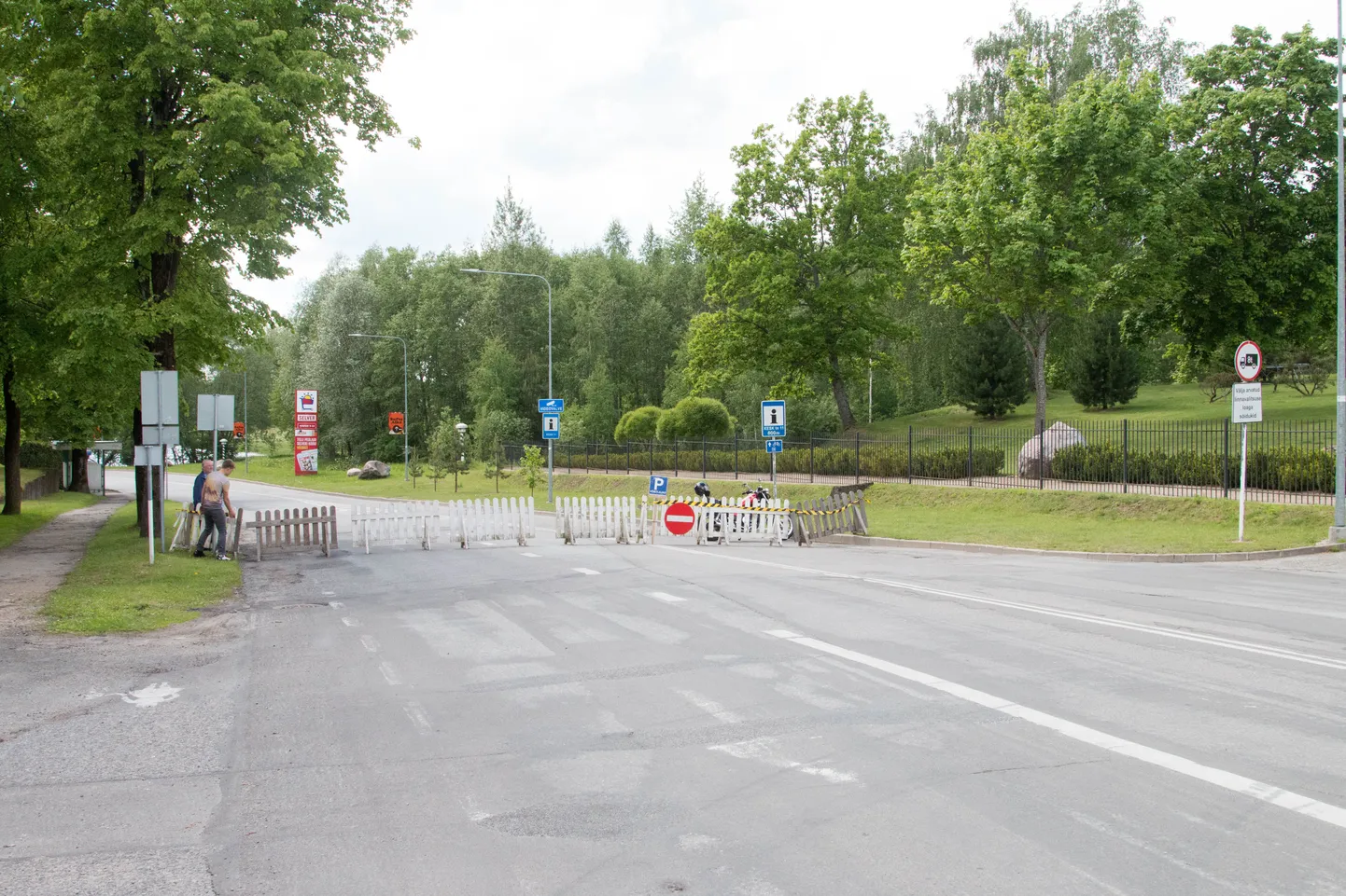 Tartu tänava teeots on liiklusele suletud.