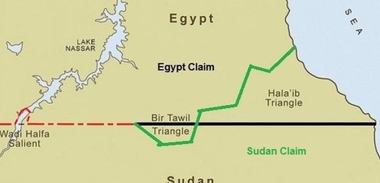 Bir Tawili kõrbeala asub Egiptuse ja Sudaani piiril