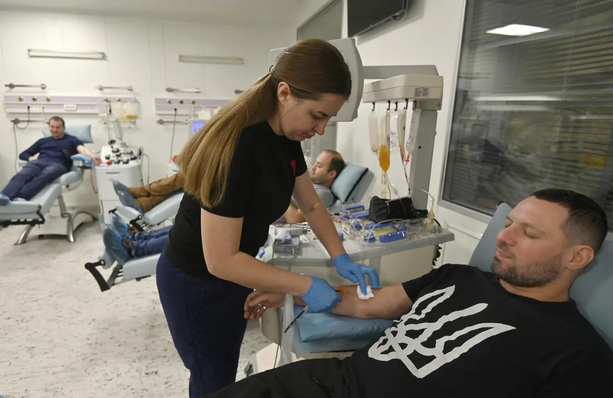 During wartime, the demand for donor blood increases significantly. Blood donation is one of the ways many people can contribute to supporting society, but it also requires the necessary infrastructure to meet strict standards.