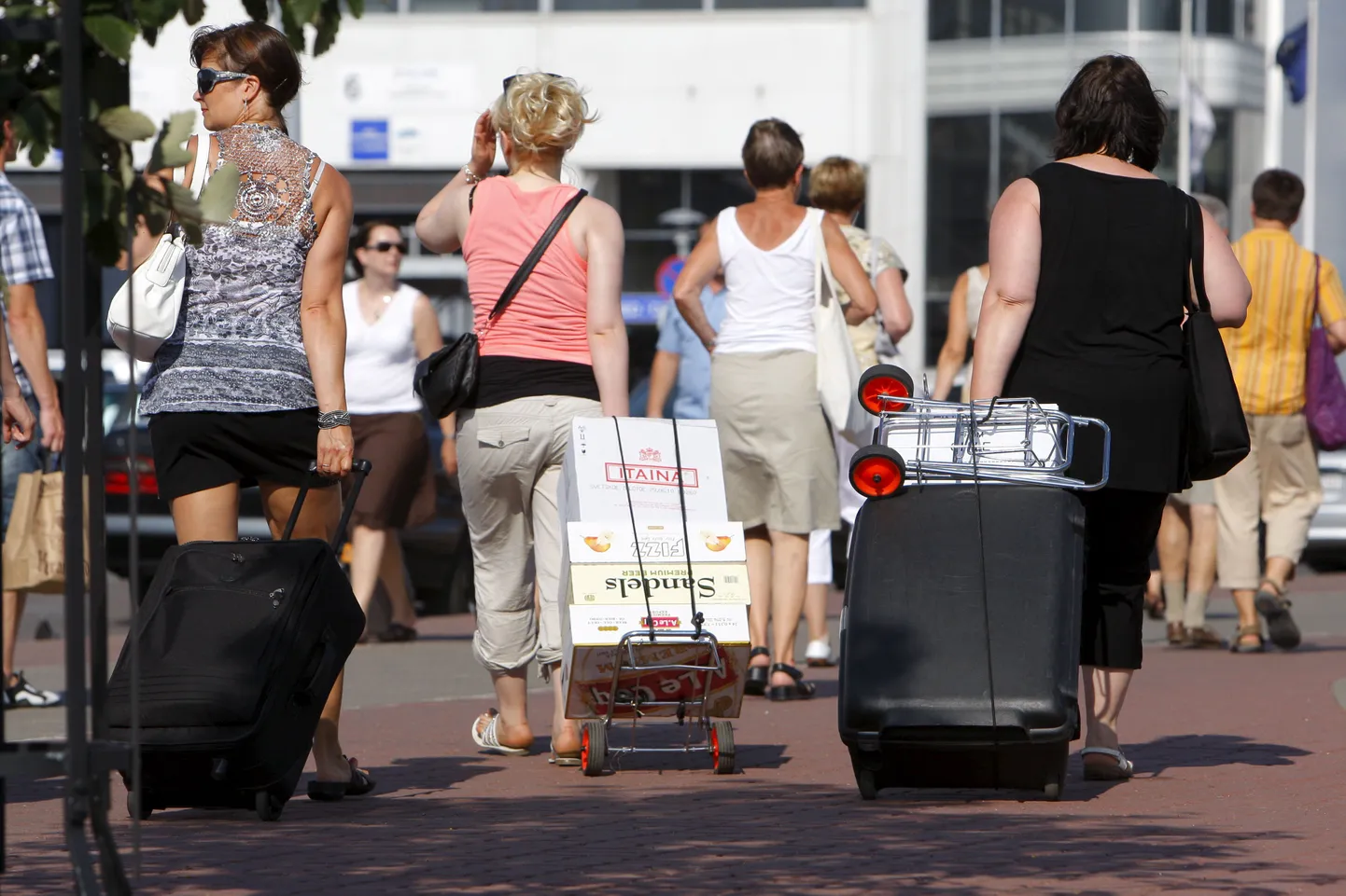 Soome turistid Eestis.