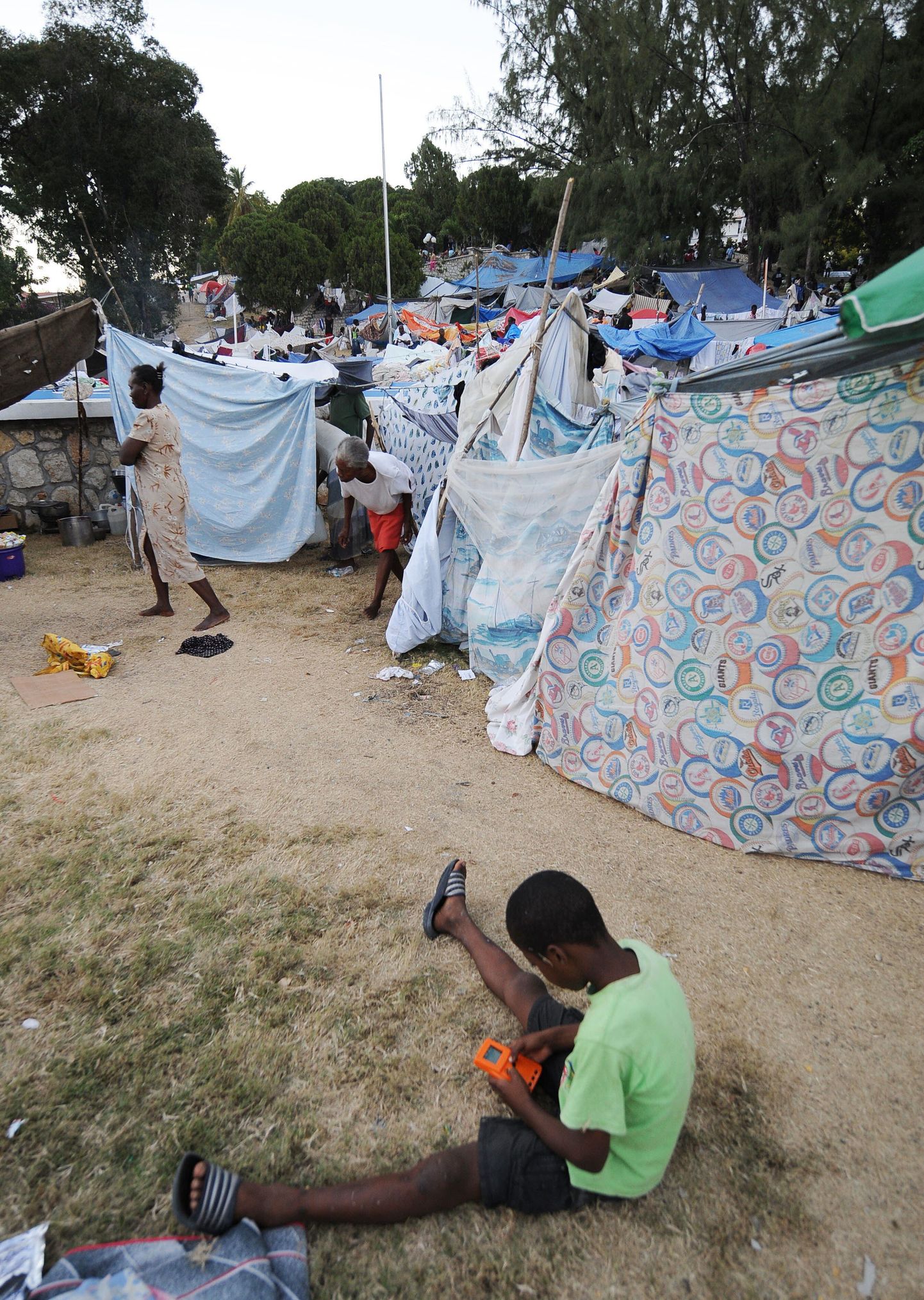 Haiti maavärinas kodu kaotanute «telkküla» Port-au-Prince´is