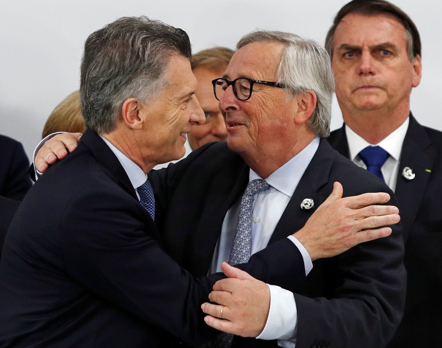 Argentina president Mauricio Macri ja Euroopa Komisjoni president Jean-Claude Juncker.