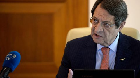 Küprose president hoiatab pingete kasvamise eest Vahemerel 