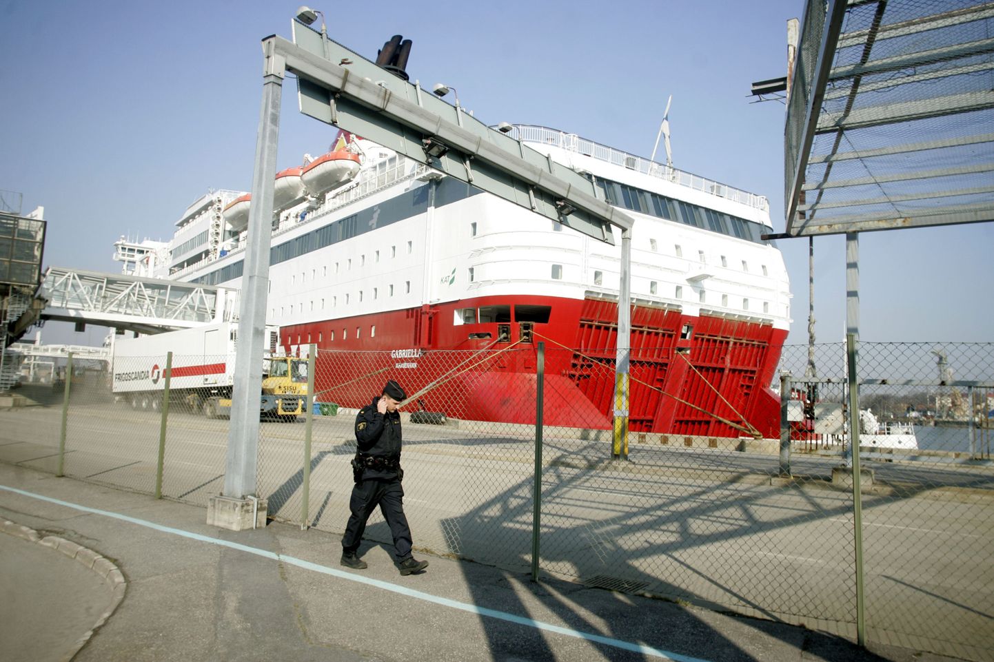 Viking Line'i reisiparvlaev Gabreilla Stockholmi sadamas.