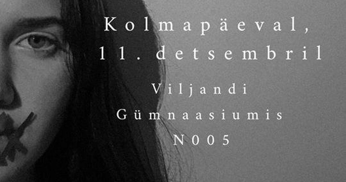 Viljandi gümnaasiumis näidatakse lavastust depressioonist