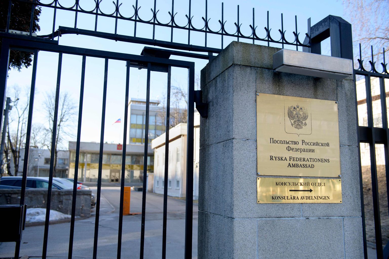 Venemaa saatkonna hoone Stockholmis.