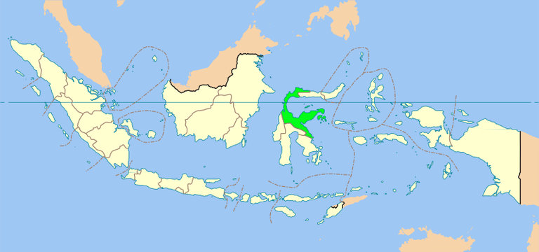Indoneesia Kesk-Sulawesi provints (rohelisega)