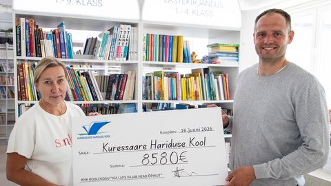 Kuressaare Hariduse kooli õpikukampaania ületas eesmärgi ligi kolmandiku võrra