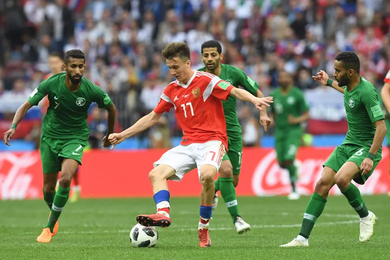 Venemaa alistas MMi avamängus Saudi Araabia 5:0