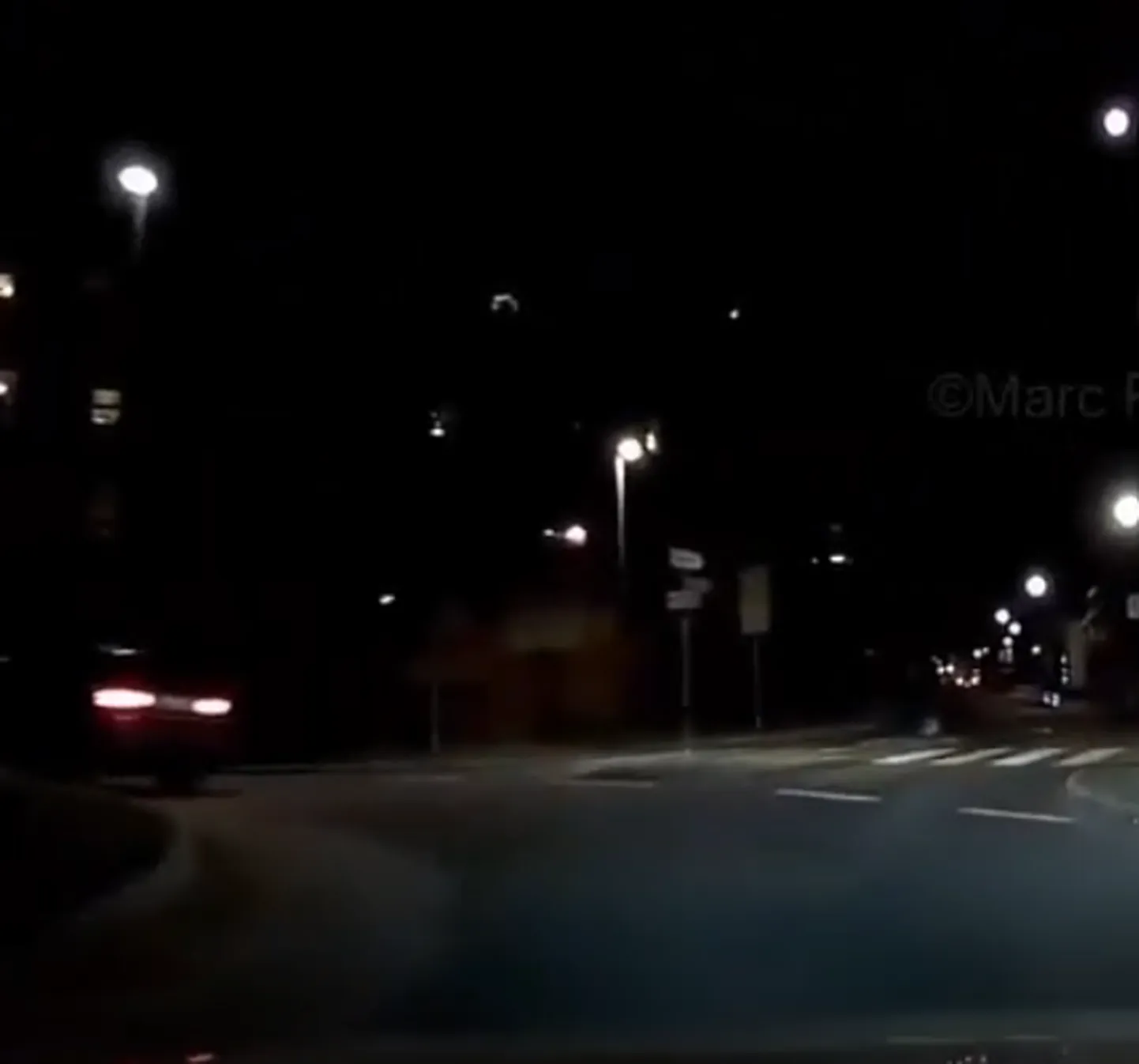 Saksamaa taevas nähti tulekera