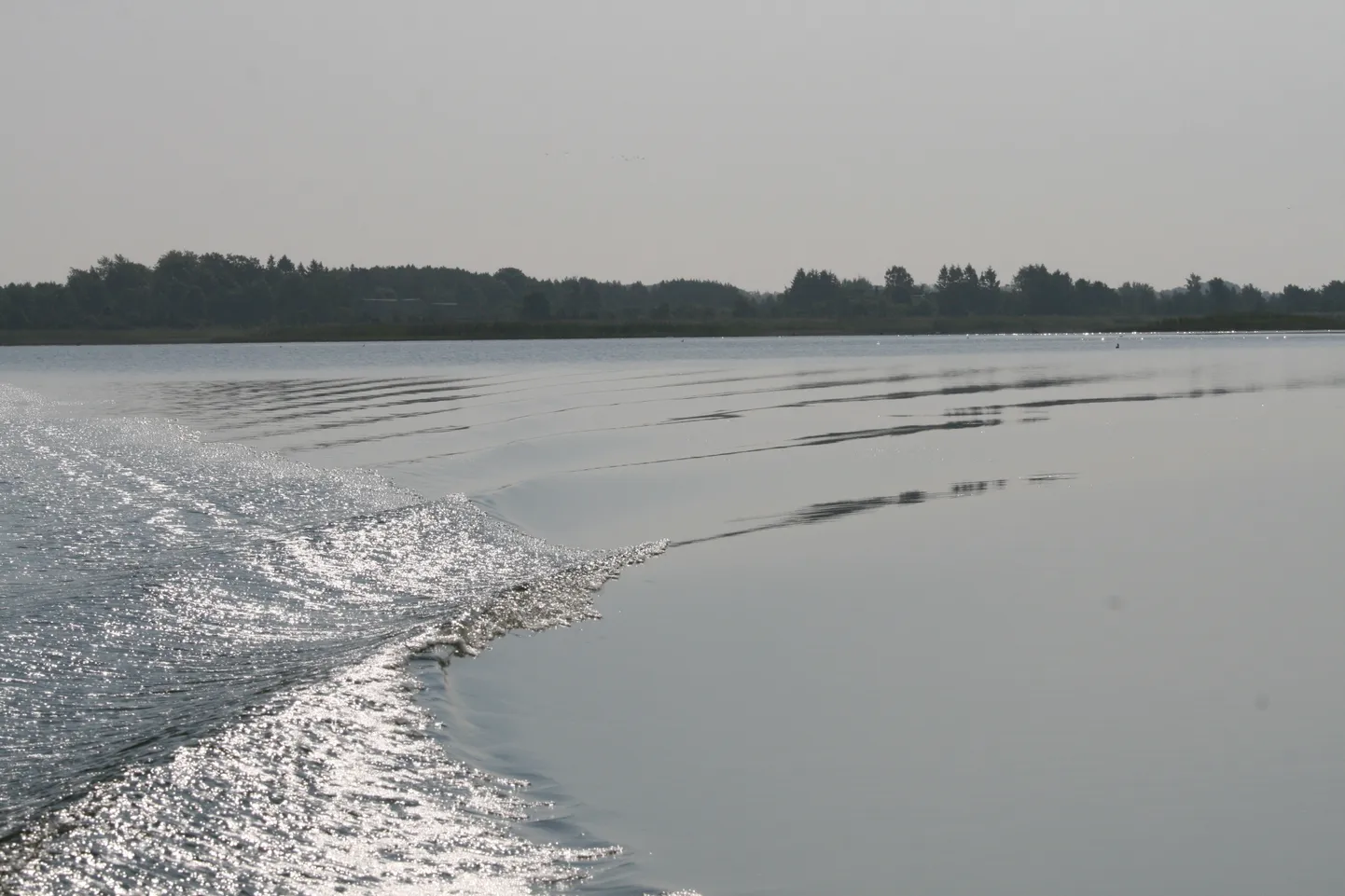 Järvepeegeldus Lõpe lahel Läänemaal.