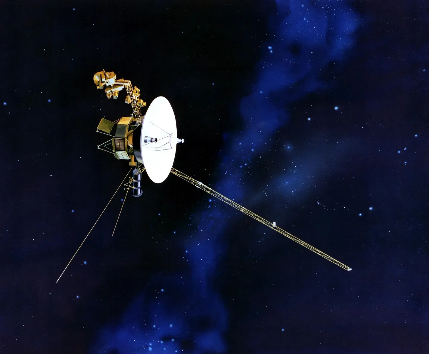 NASA kunstniku joonistus Voyager 1-st