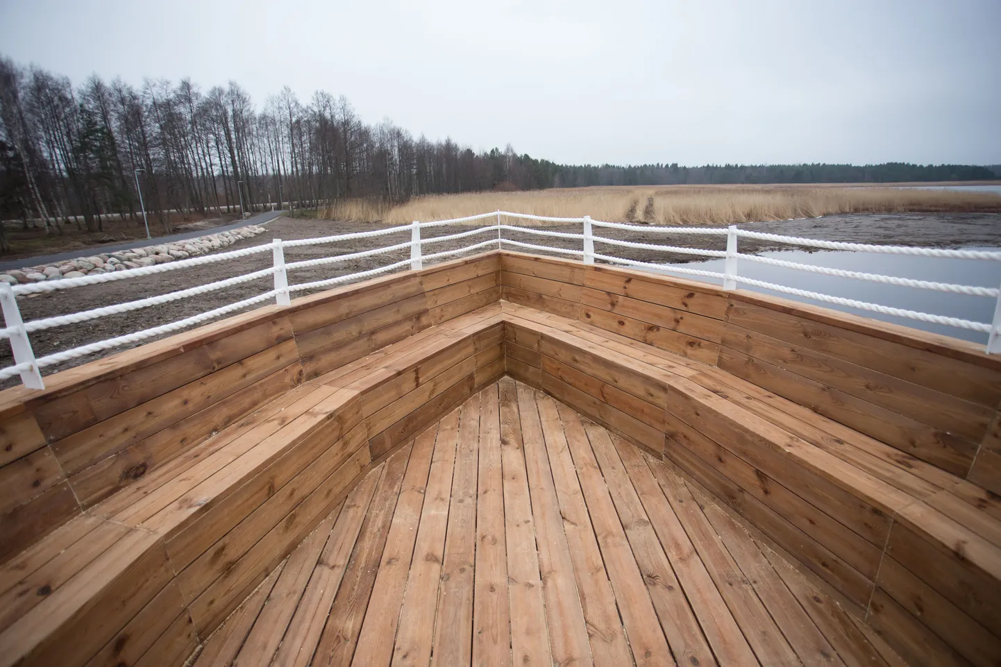 Vaateplatvorm Võsu-Käsmu kergliiklusteel.