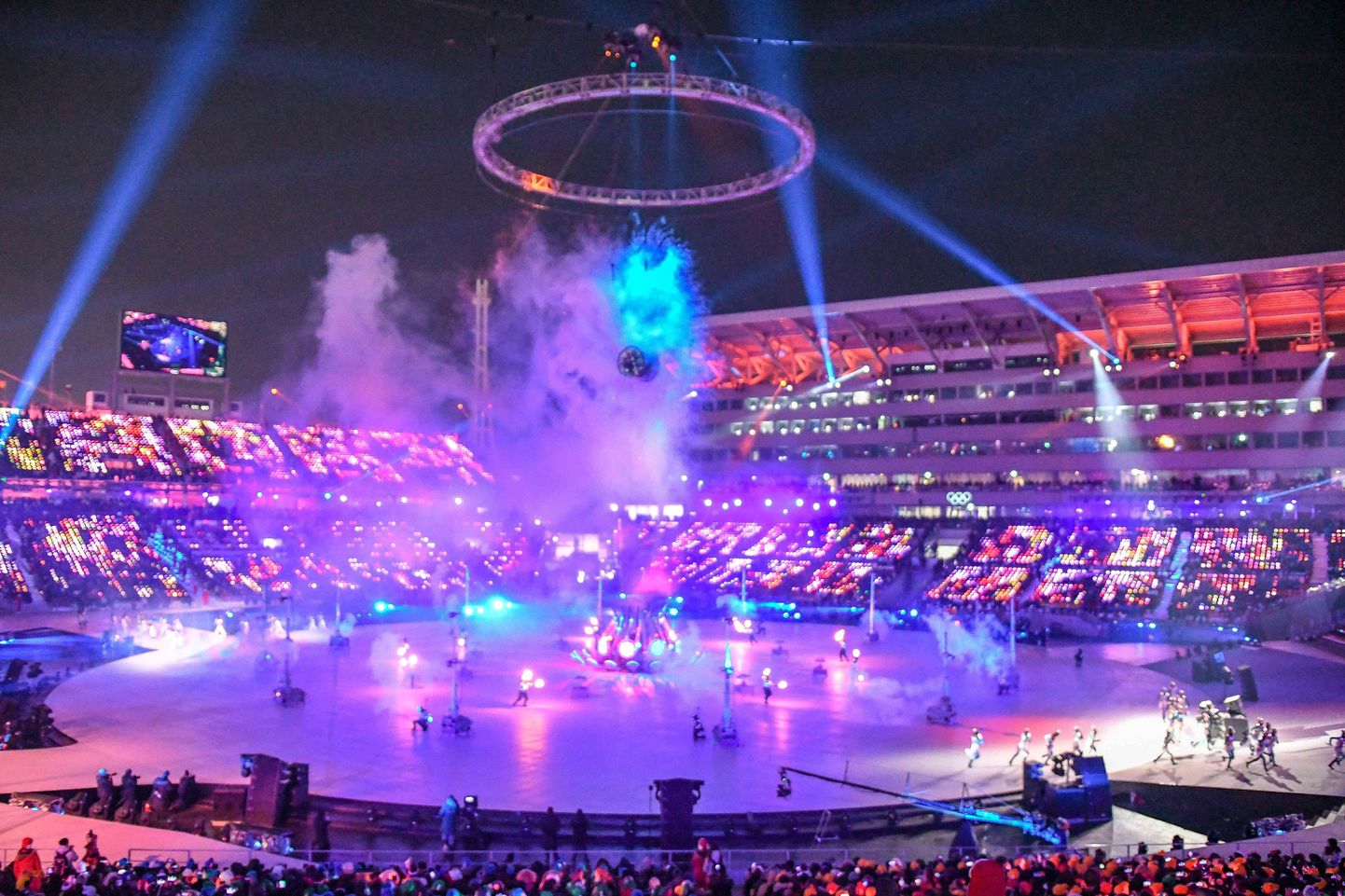 Pyeongchangi taliolümpiamängude avatseremoonia.