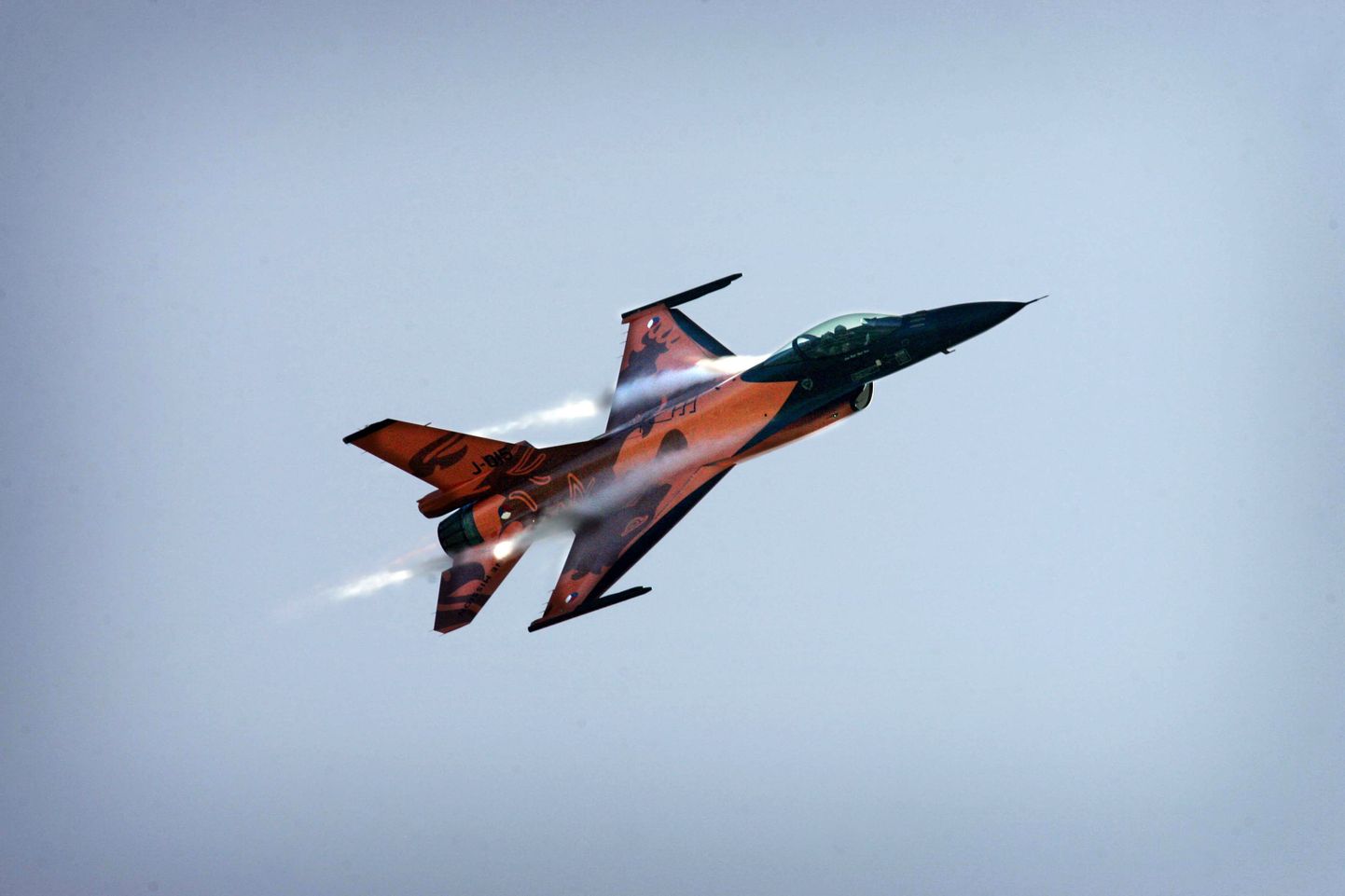 Истребитель F-16 ВВС Нидерландов. Иллюстративное фото.