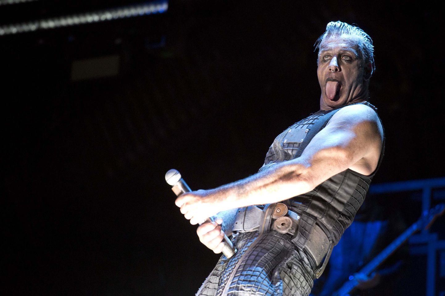 Rammsteini laulja Till Lindemann. Rammstein esines 1. juunil  2019 Hispaanias Barcelonas