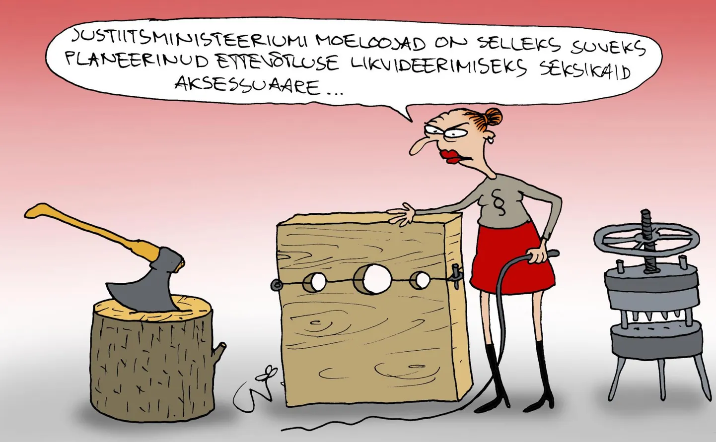Urmas Nemvalts joonistab.