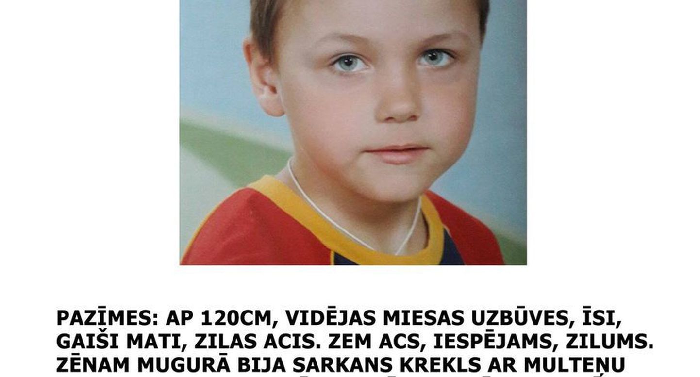 Lätis surnuna metsast leitud viieaastane Vanja.
