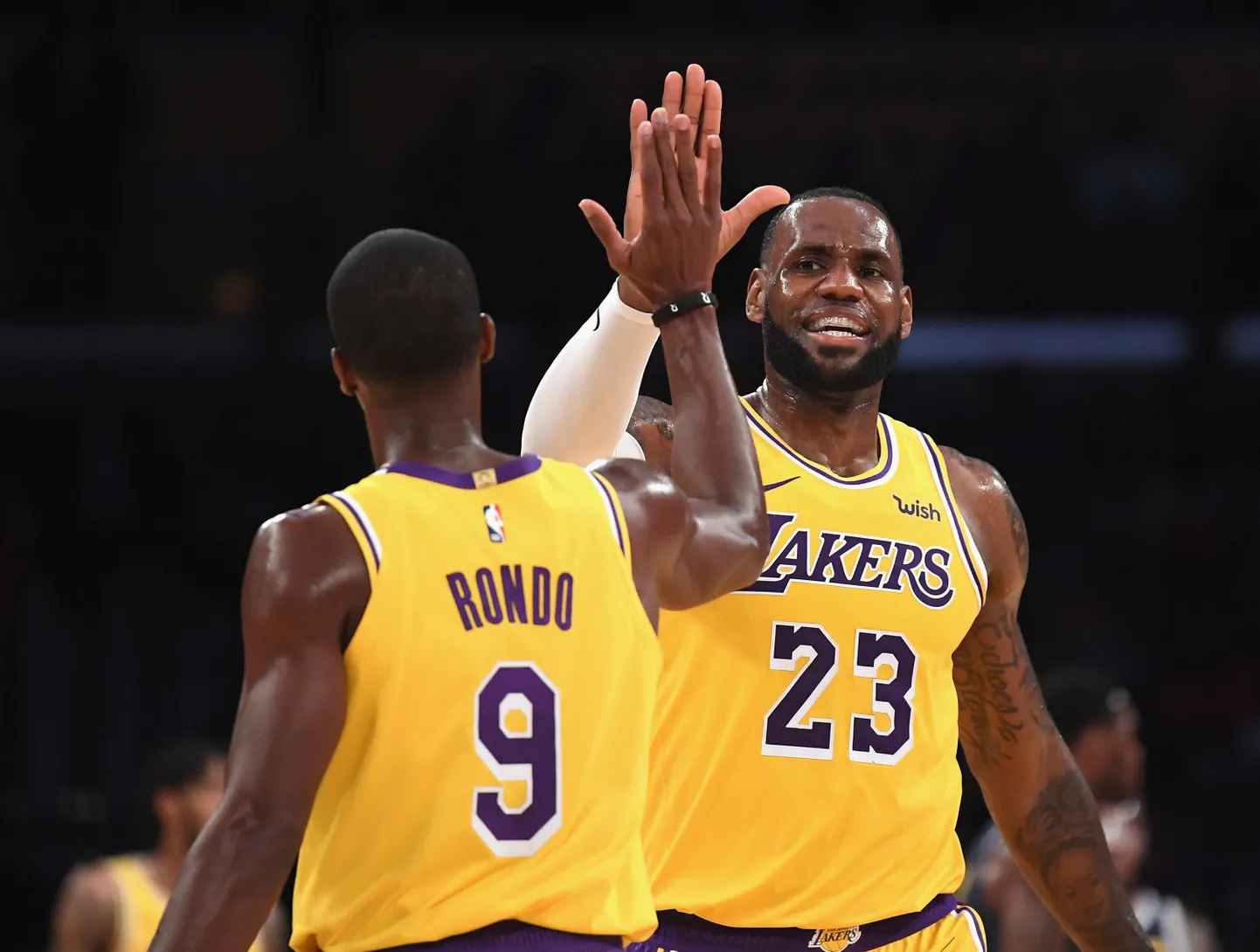 Rajon Rondo (number 9) andis mängus Los Angeles Clippersiga kümme resultatiivset söötu. LeBron James sai puhkepäeva.