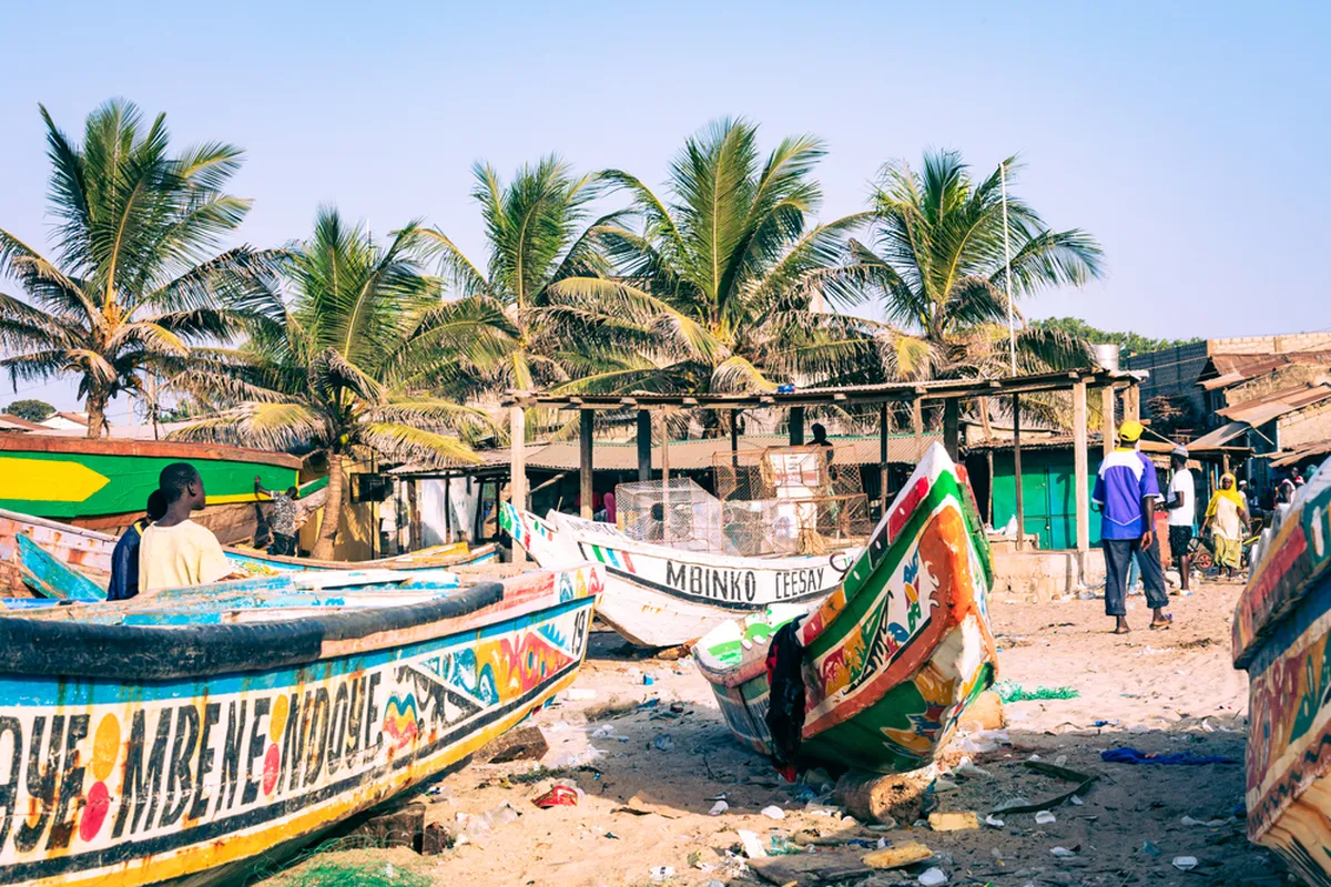 Traditsioonilised Gambia kalapaadid.