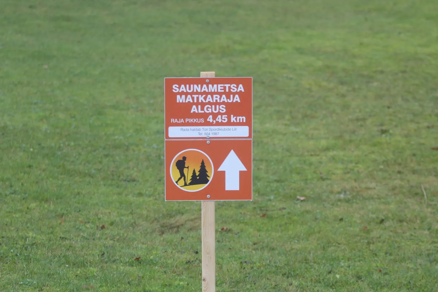 Selliste viitadega on Saunametsa matkarada tähistatud.