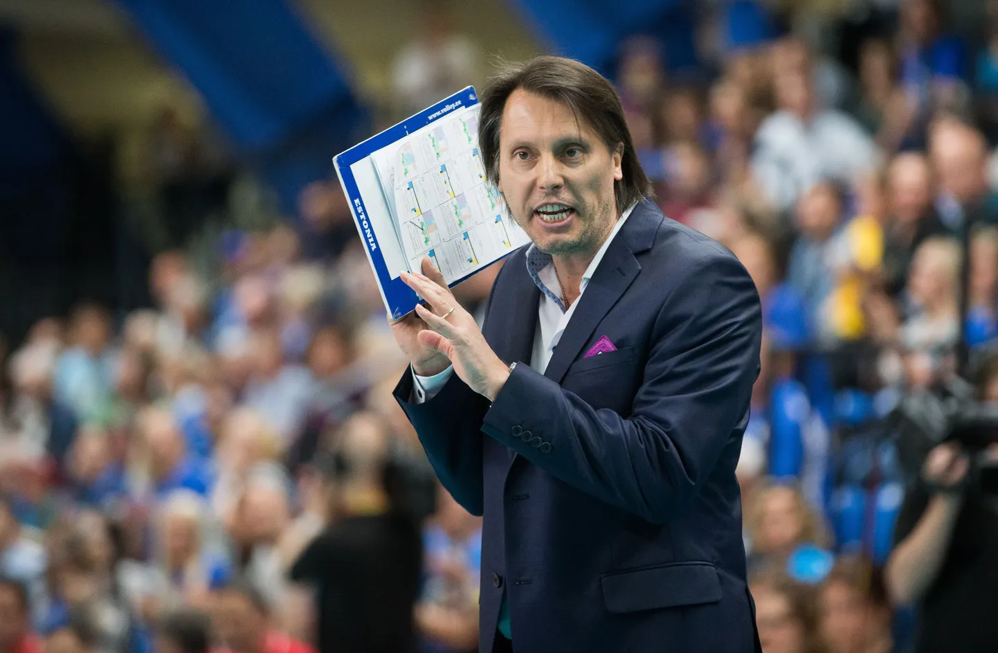 Eesti võrkpallimeeskonna peatreener Gheorghe Cretu.