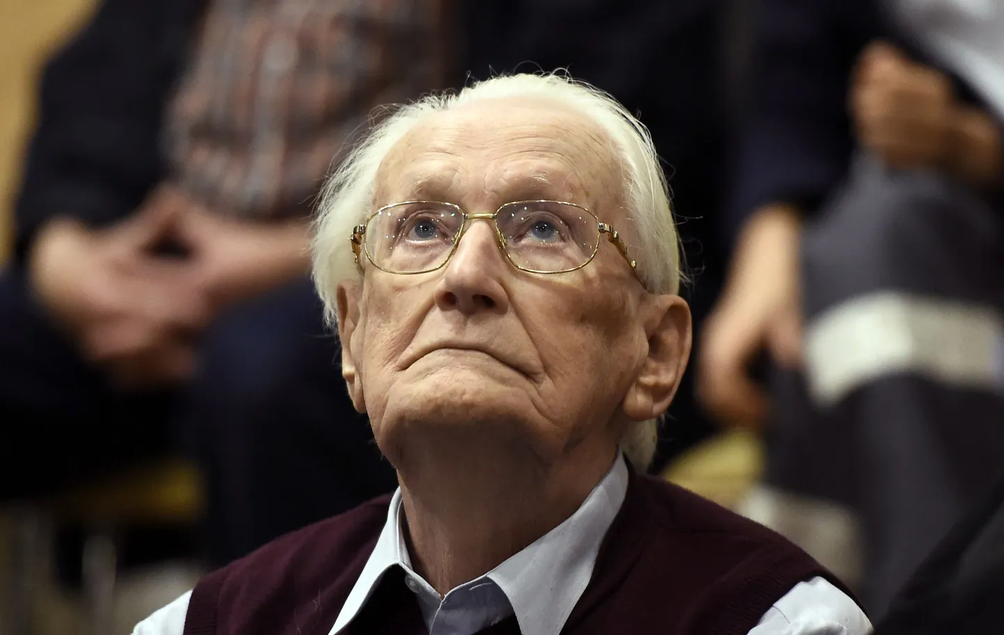 Oskar Gröning 94-aastaena kohtus.