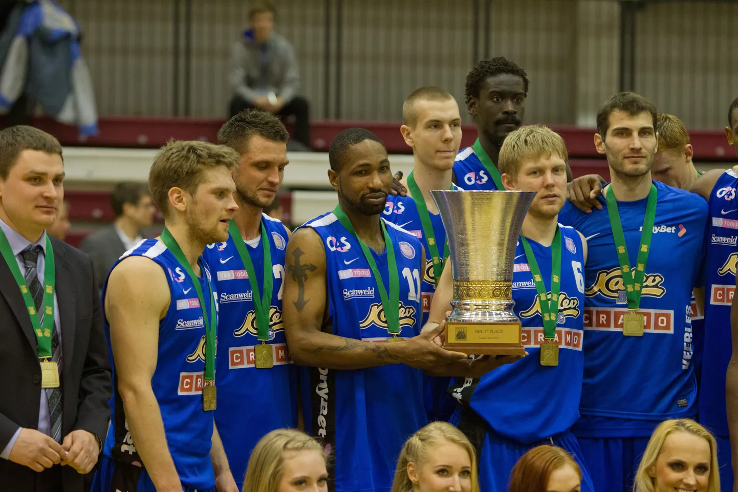 Kahe mängu kokkuvõttes Riia Baronsi alistanud Kalev/Cramo võitis korvpalli Balti liigas kolmanda koha.