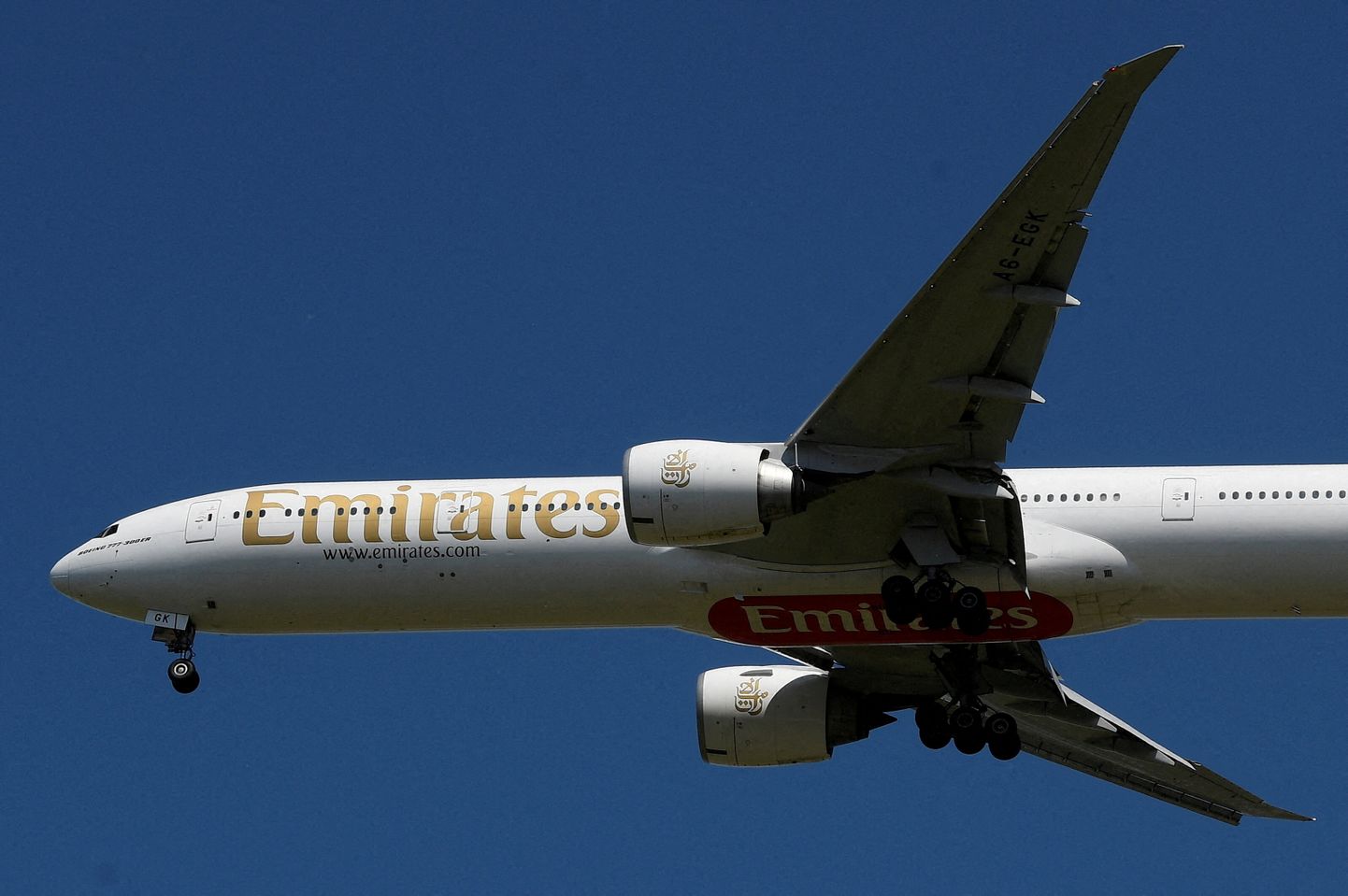 Emirates lennuk.