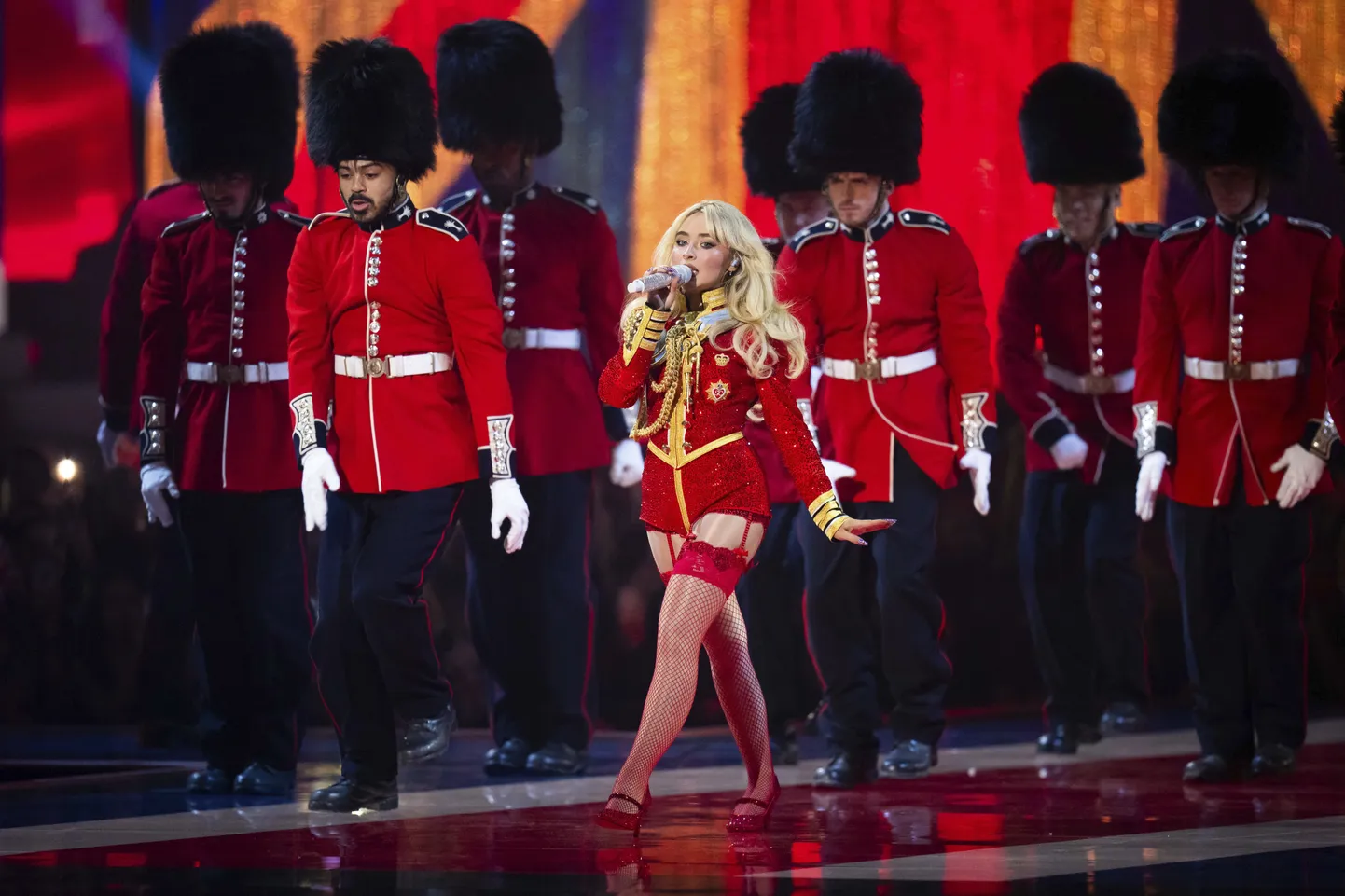 Sabrina Carpenter Brit Awardsi ajal.