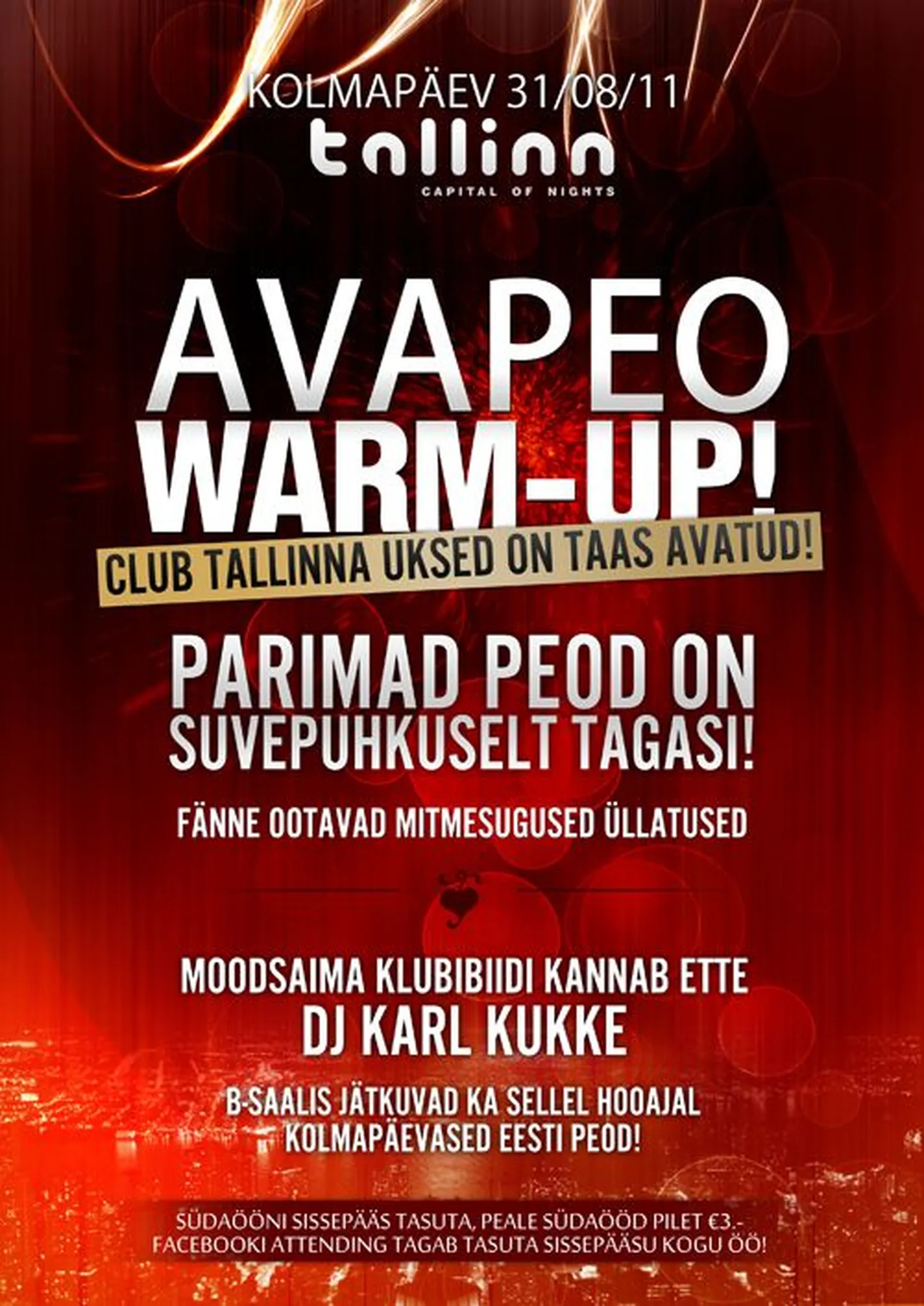 Club Tallinn on tagasi!