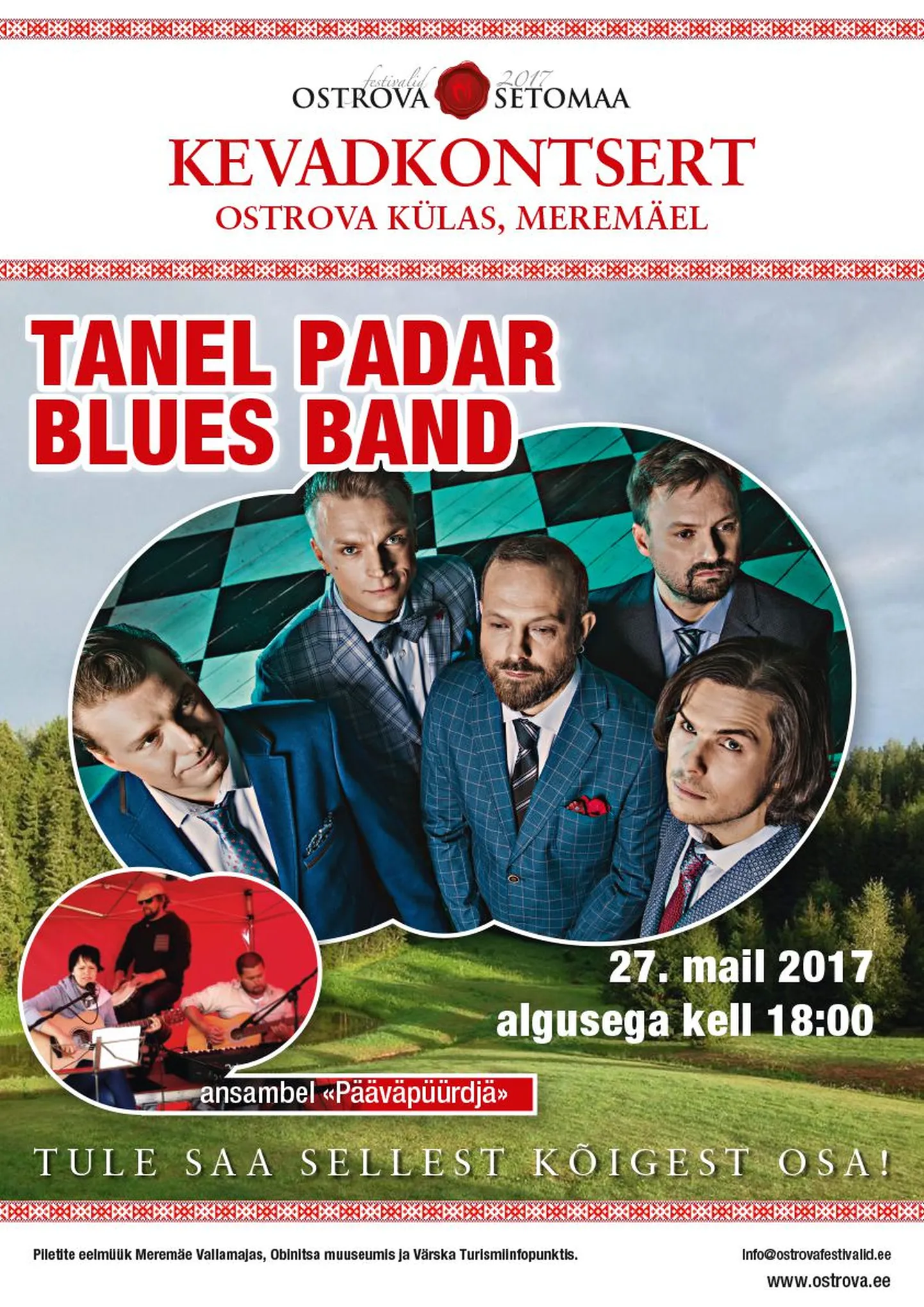 Ostrova Kevadkontsert toimub 27. mail