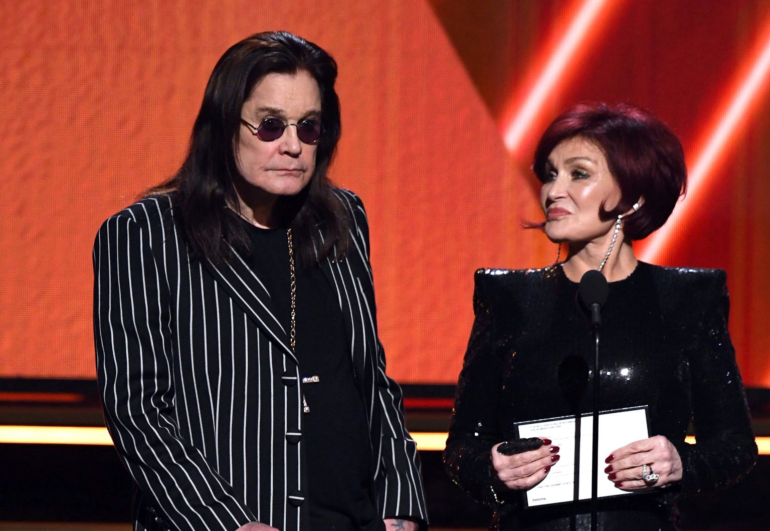 Ozzy Osbourne ja abikaasa Sharon Osbourne 2020. aasta jaanuaris.