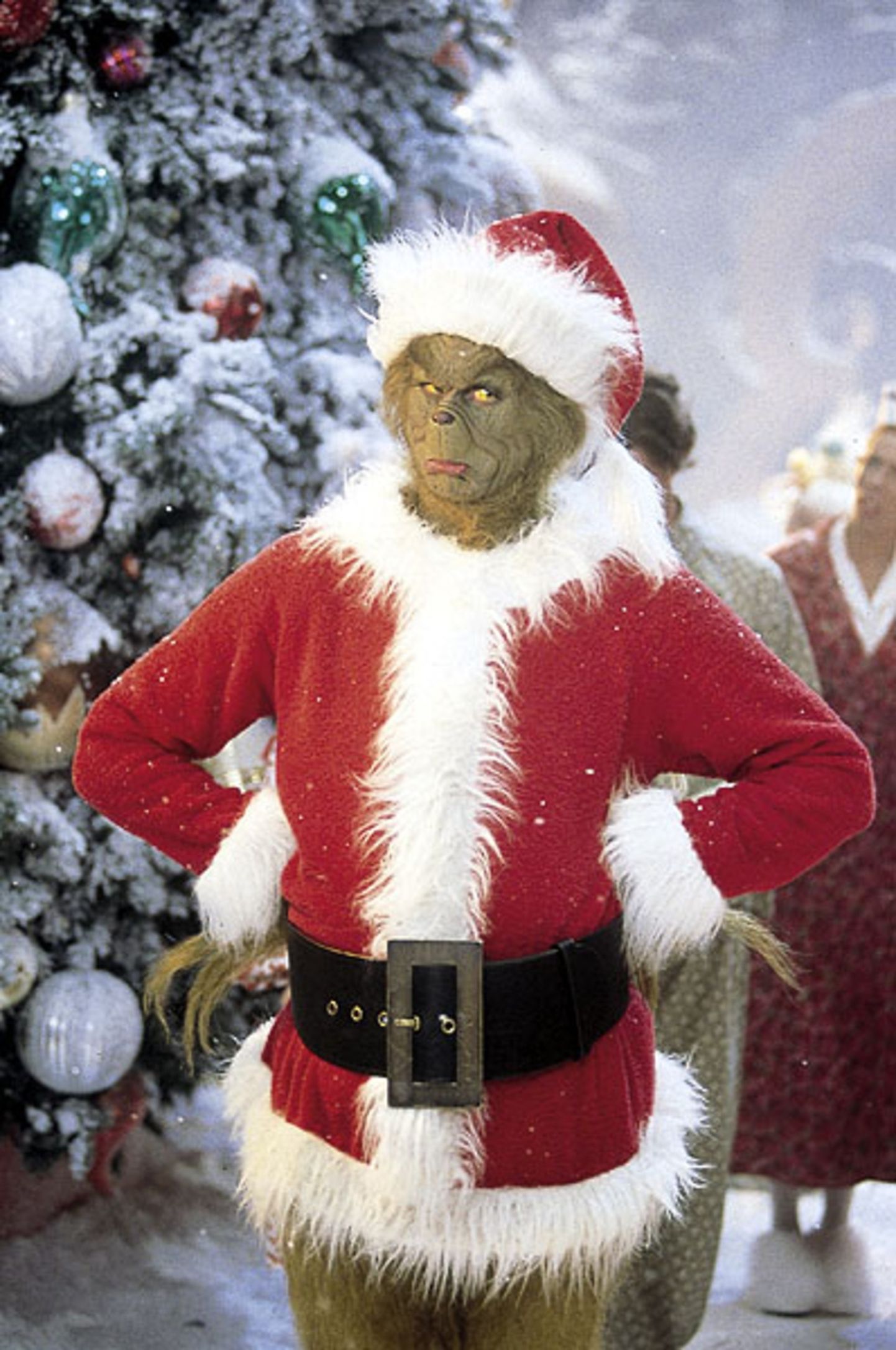 Jim Carrey filmis «Kuidas Grinch jõulud varastas» (2000).
