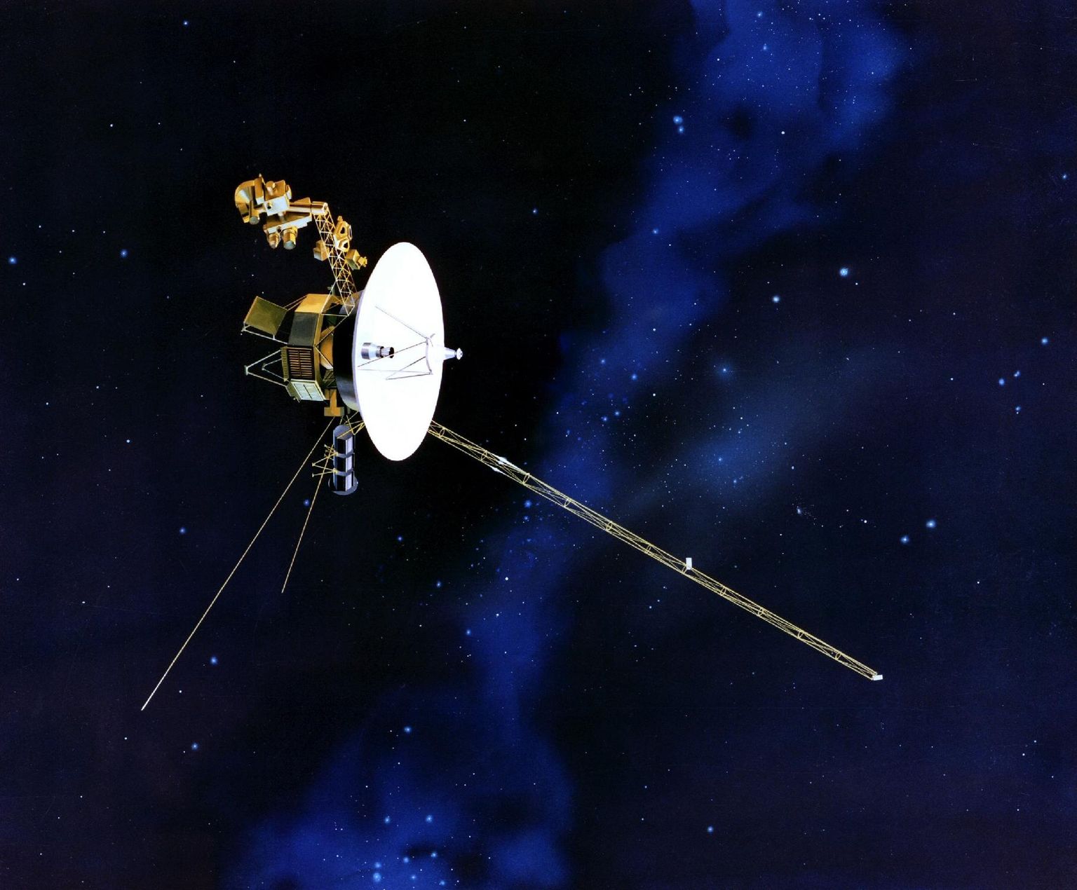 NASA kunstniku joonistus Voyager 1-st