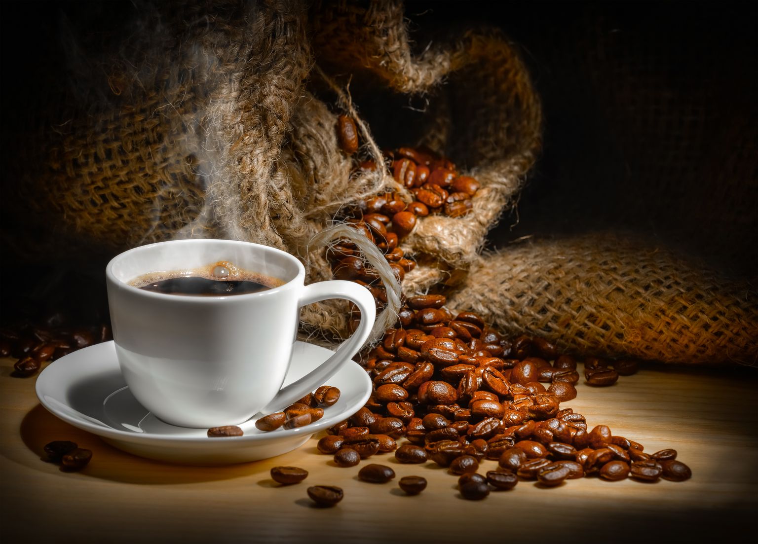 Kohvioad ja kohv. Pilt on illustreeriv