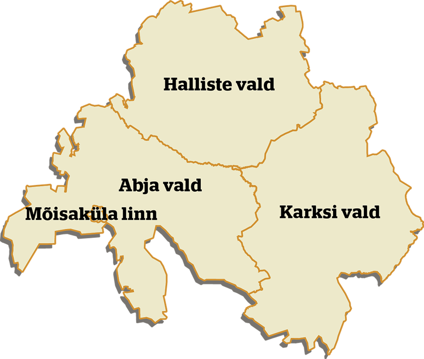 Karksi, Abja ja Halliste vald ning Mõisaküla linn ei ühine vabatahtlikult. Seda rõhutavad nad ka oma liitumislepingus.