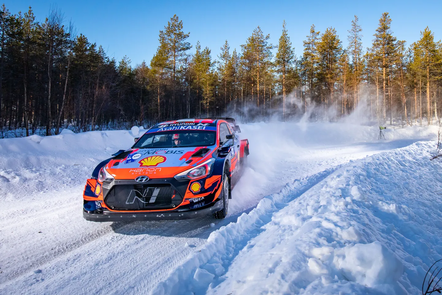 Ott Tänak ja Martin Järveoja Arctic Rallyl.