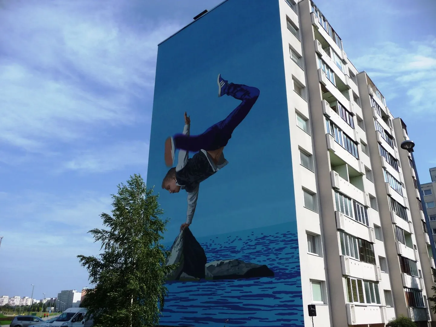 Seinamaaling Sport Lasnamäel.