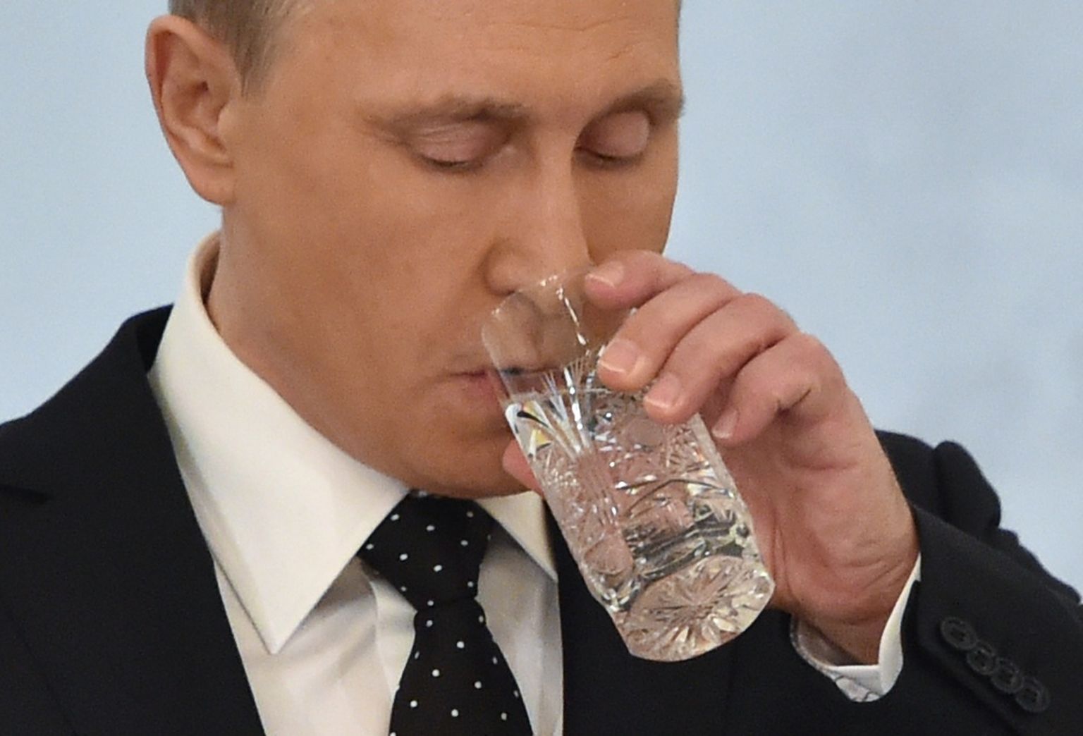 Пьяный Путин