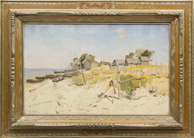 Eduards Kalniņš (1904-1988) "Skultes Jūrmala", 1954. Audekls, eļļa. 44x70 cm. Sākumcena 9000 eur