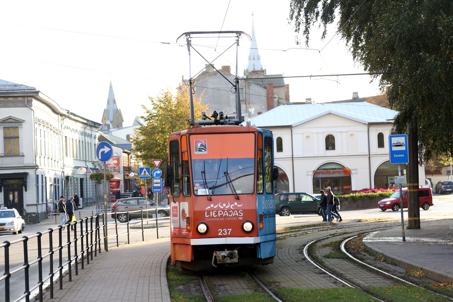 Трамвай в Лиепае. Иллюстративное фото.