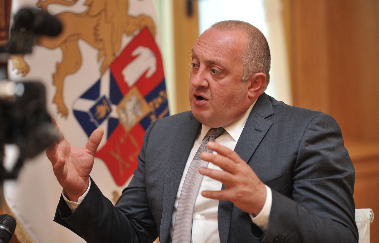 Gruusia president Giorgi Margvelašvili Tbilisis.
