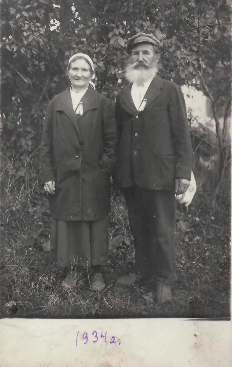 Прадед Пеэтер и прабабушка Леэни (со стороны Маргариты).