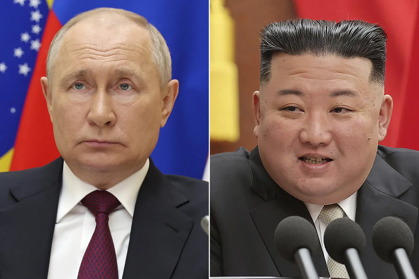 Владимир Путин и Ким Чен Ын.