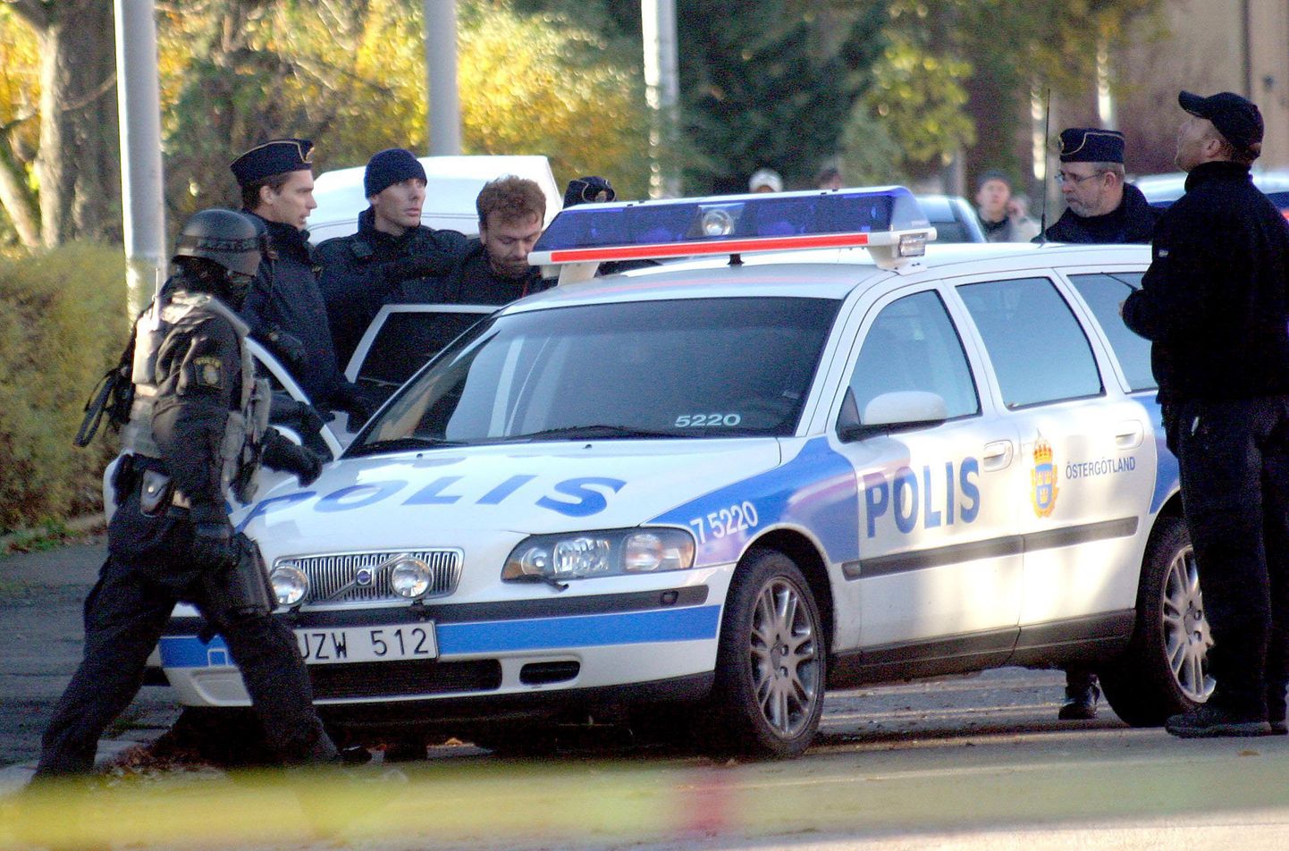 Rootsi Östergötlandi maakonna politseinikud.