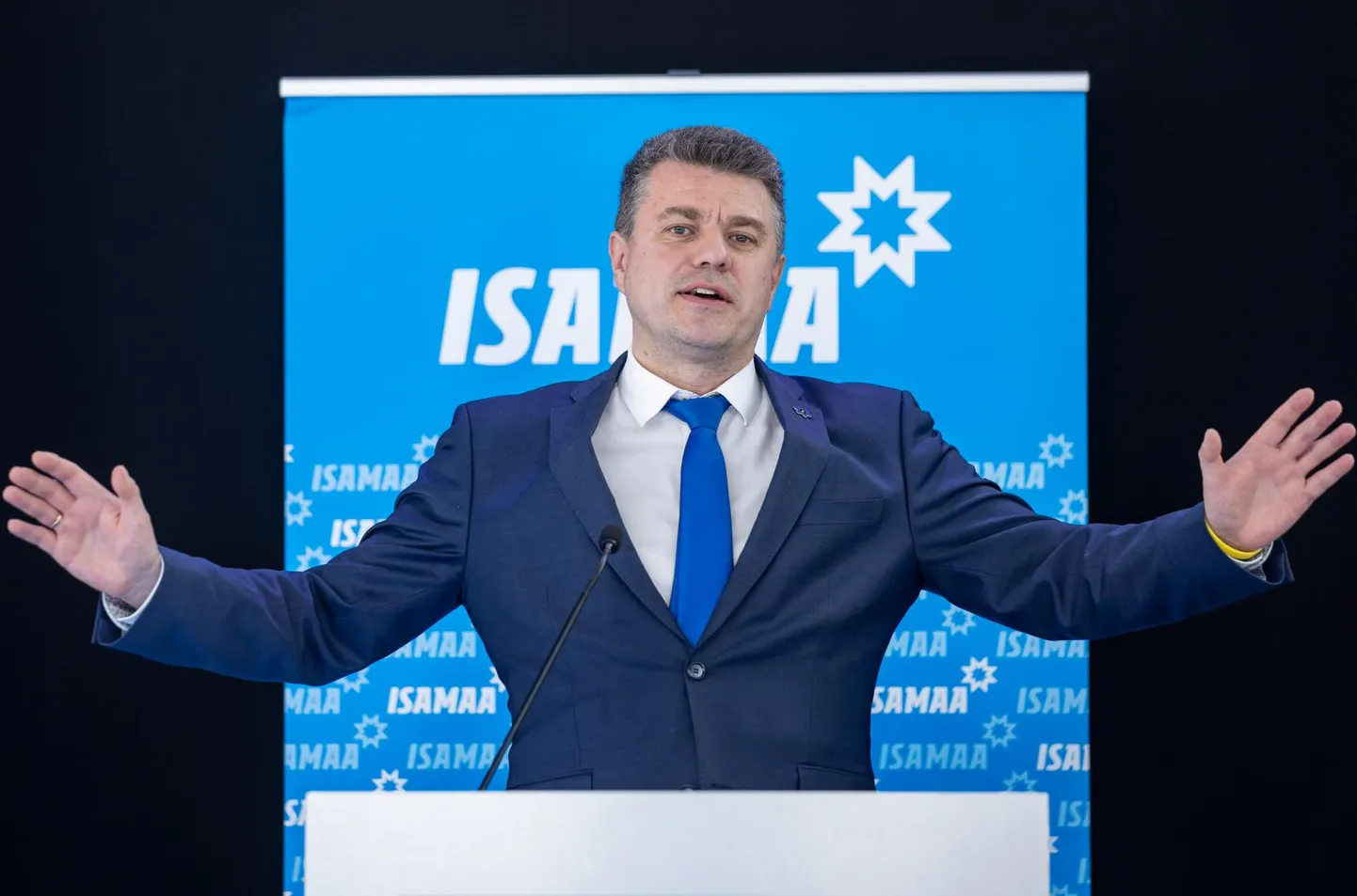 10.06.2023. Tallinn. Isamaa suurkogu lauluväljaku klaassaalis. Urmas Reinsalu. Foto Eero Vabamägi, Postimees