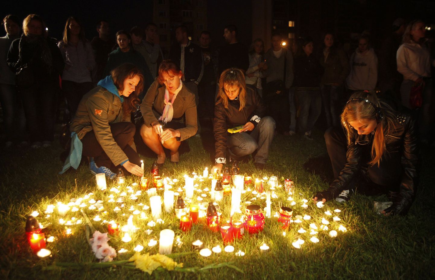 Massimõrva ohvrite mlestuseks süüdati Bratislavas küünlad.