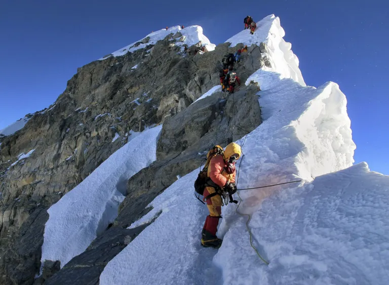 Alpinistid Džomolungmal