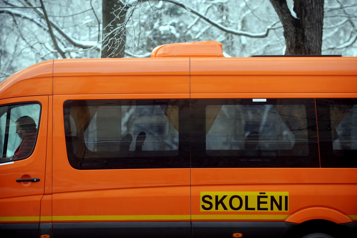 Skolēnu autobuss.